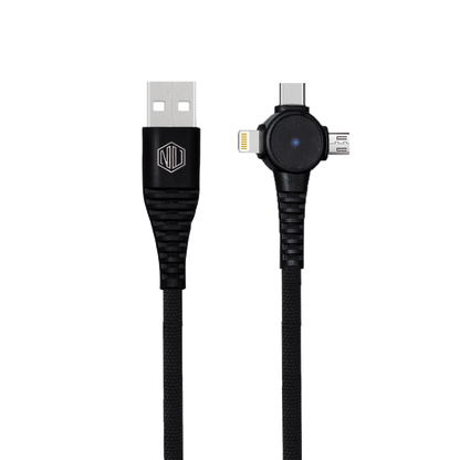 Blaze Trinity 2.0 50W 3 In One Cable (Type-C+Micro USB+Type-L)