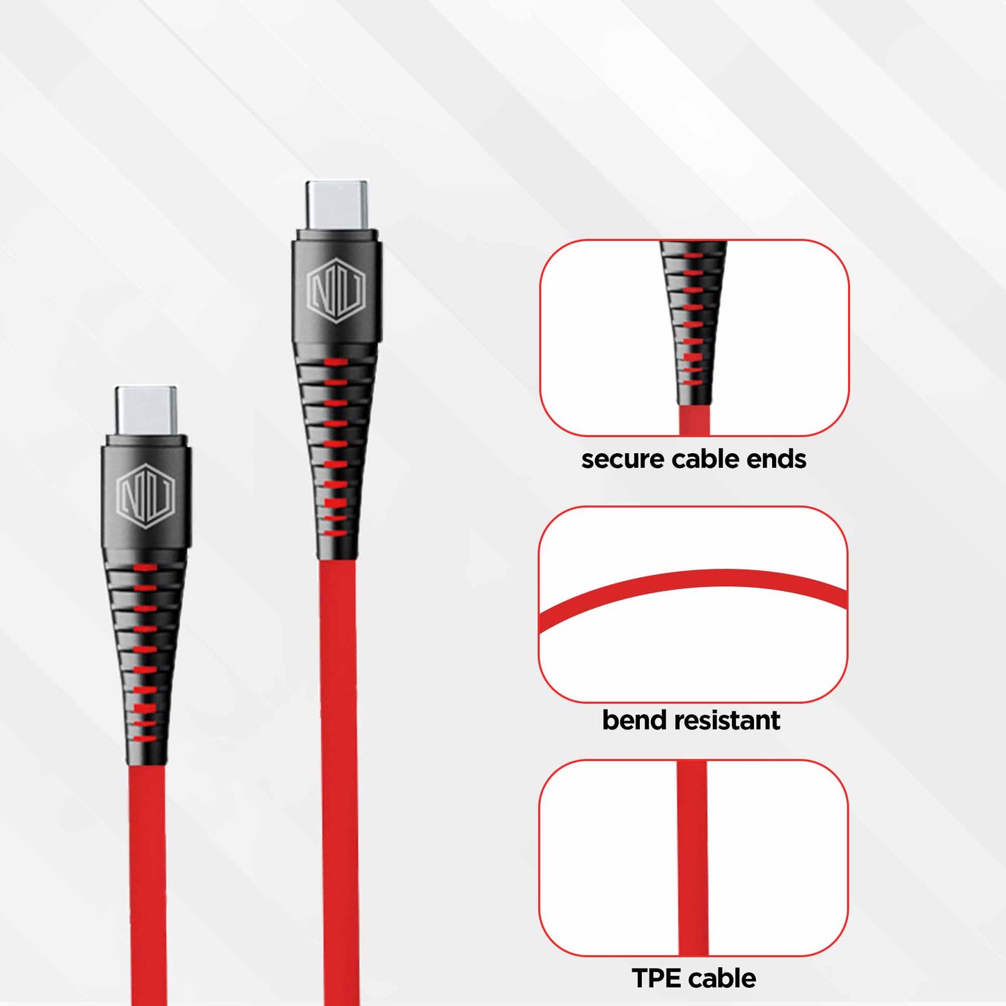 Blaze Supersonic 65W Type C to Type C Cable